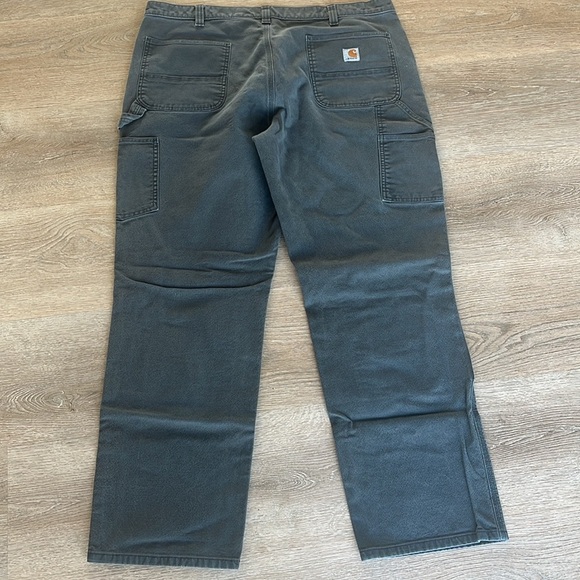 Carhartt double knee relaxed fit characoal gray men’s jeans‎ size 42x34 - Picture 8 of 13